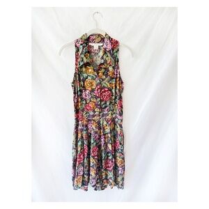Vintage Floral Jumpsuit by Ann Taylor Studio Size 4